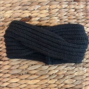 Urban Outfitters Black Knit Headband